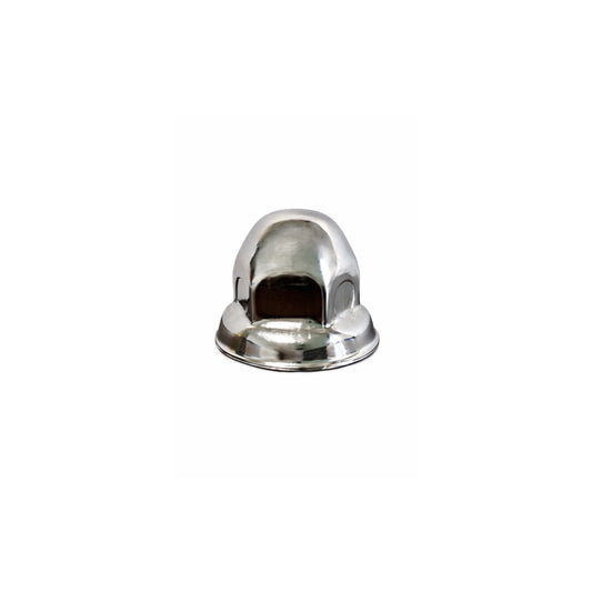 Nut Cover, 1" Diameter, 1-3/8" Height, Standard, Chrome, w/Flange