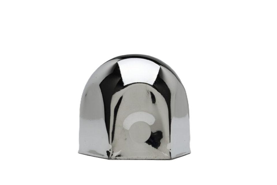 Nut Cover 1.5" Diameter, 1.63'' Height, Chrome, Box of 100