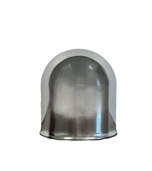 Nut Cover, 1.75" Diameter, 1-7/8" Height, Round Style, Chrome