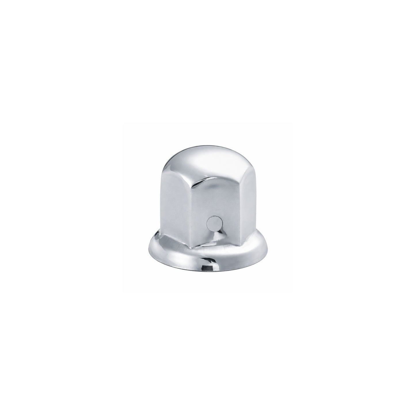 Nut Cover, 30 mm Diameter, 2" Height, Stainless Steel, w/Flange, Box of 100