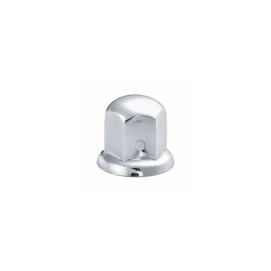 Nut Cover, 30 mm Diameter, 2" Height, Stainless Steel, w/Flange, Box of 100