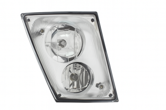 Passenger Side, Fog Light & Driving Light, Chrome Housing, Halogen