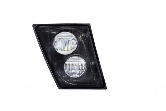 Passenger Side, Fog Light & Driving Light, Black Housing, LED