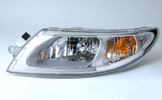 Driver Side, Chrome Housing, Halogen