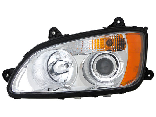 Driver Side, Chrome Housing, Halogen