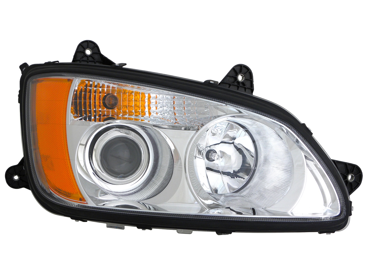 Passenger Side, Chrome Housing, Halogen