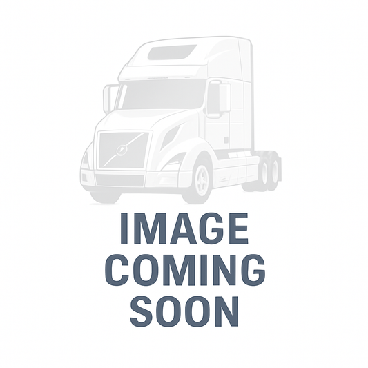 ABS Rear Axle Cover Kit with Removable Cap, 10 Lugs, short 33mm Nut Cover size, Push-On, Blue reflector, with flange