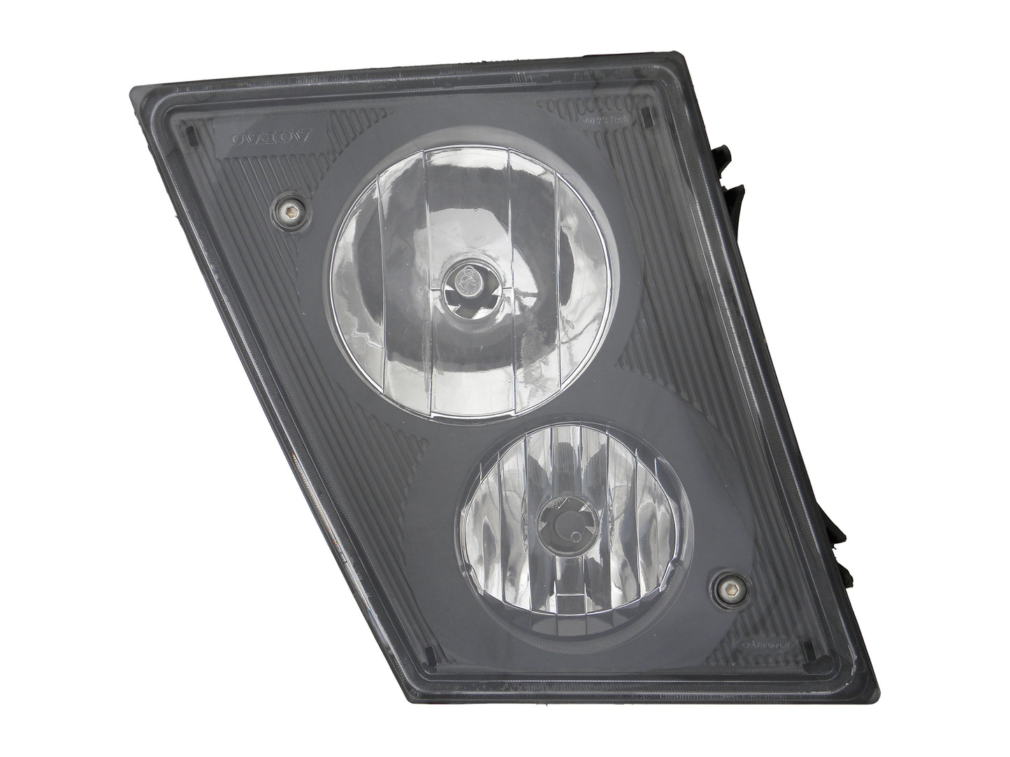 Passenger Side, Fog & Driver Light, Black Housing, Halogen