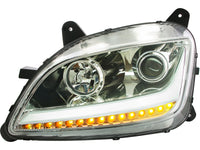 Driver Side, Projection Low Beam, Halogen, LED Turn Signal, LED DRL