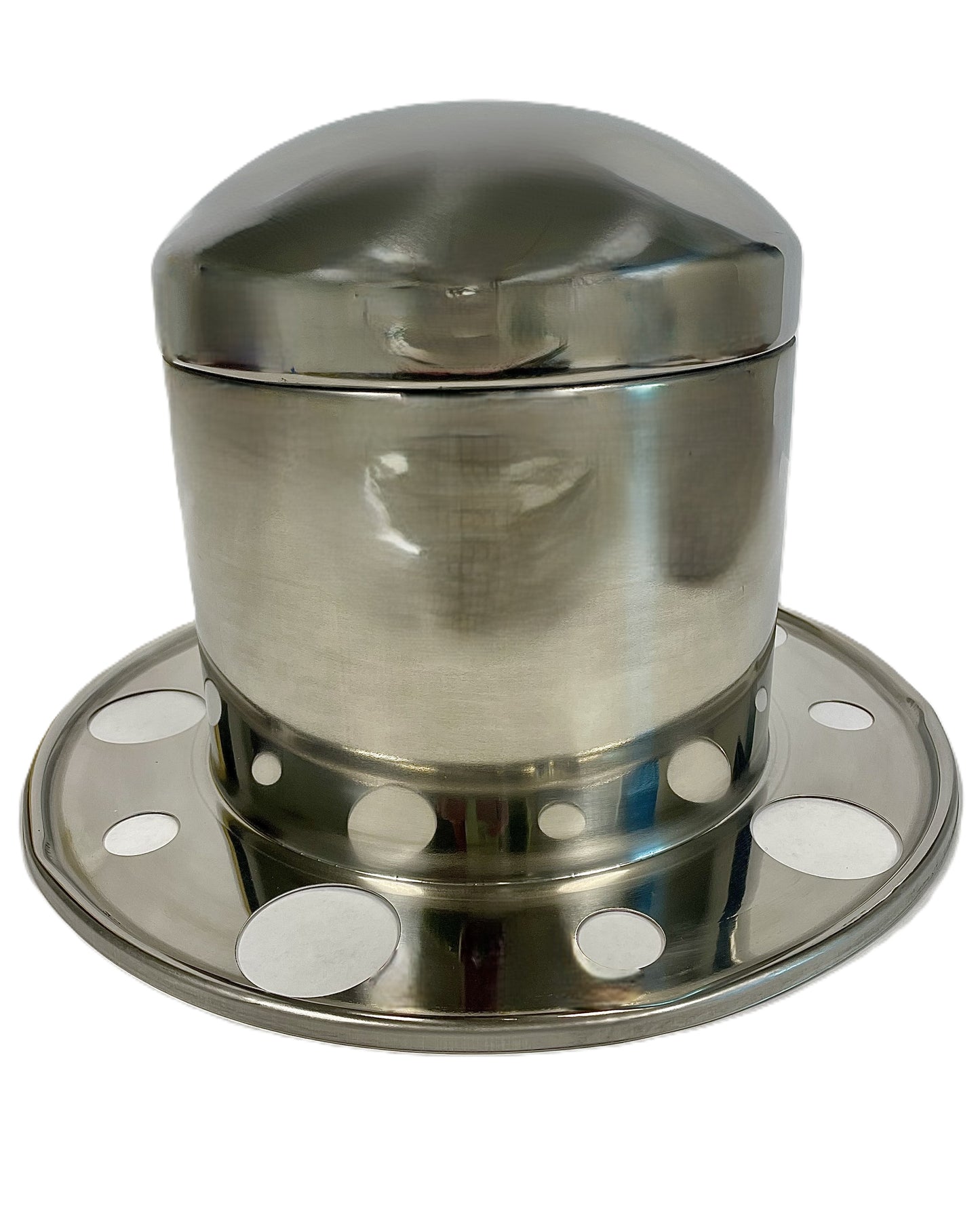 Rear Axle Cover Kit with Removable Baby Moon Cap, 9'' Height, (5) 1”, (5) 1.88” Lug, Hub-Piloted, Stainless Steel