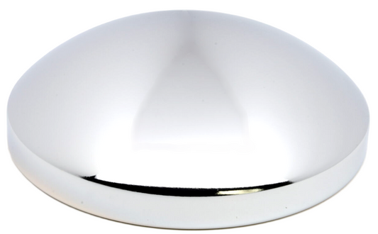 Rear Hub Cap, 8.19'' ID, 2.75'' Height, Chrome, Baby Moon