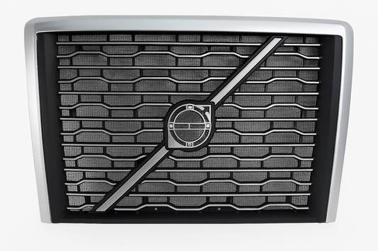 Grille, ABS Chrome/Black, with Bug Screen