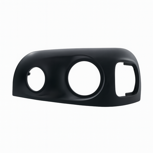 Driver Side Headlight Bezel, Matte Black