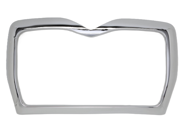 Grille Surround, ABS Chrome, No Bug Screen
