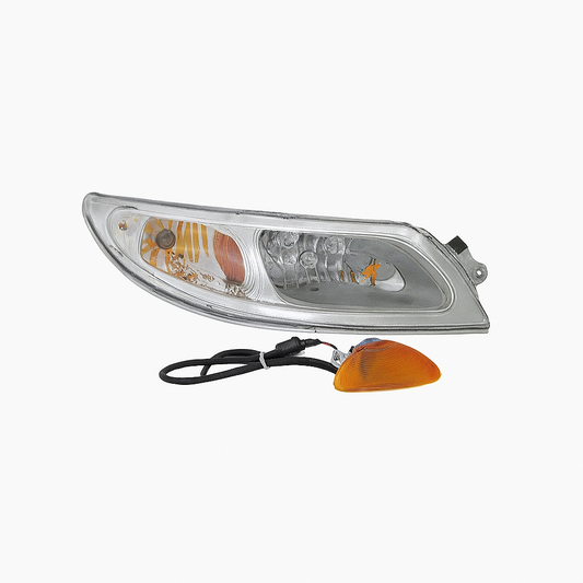 Passenger Side, Chrome Housing, w/Turn Signal