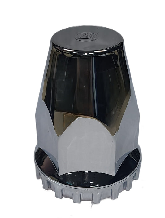 ABS Chrome Nut Cover, 1.5'' Diameter, 2.75" Height, Push-on, with flange