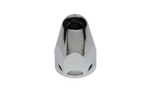 ABS Chrome Nut Cover for ABS Axle Cover Sets, 1.5'' Diameter, 2.75" Height, Push-on