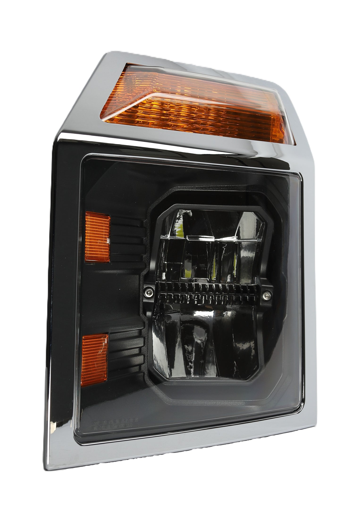 Mack Anthem Driver Side Headlight, LED, Black Housing