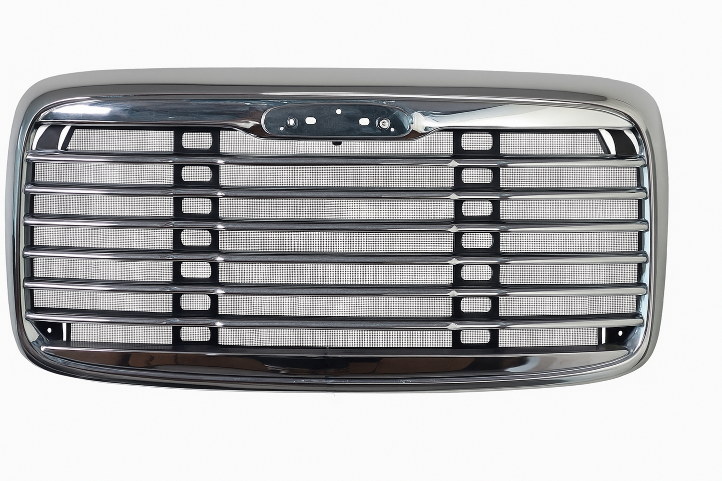 Freightliner Columbia Grille, 2000+, Chrome ABS with Bug Screen