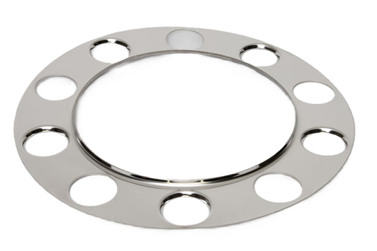Beauty Ring-10 lug, (5) 1.25", (5) 1.75" Stud-Piloted, Chrome