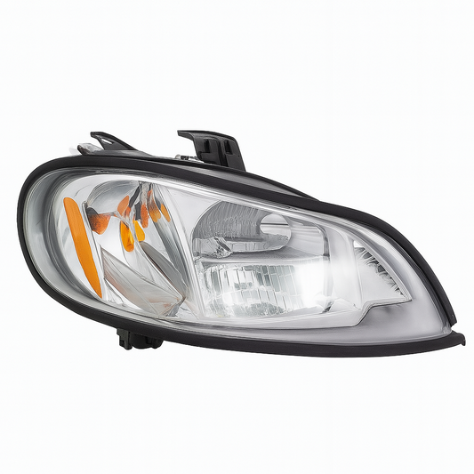 Passenger Side, Chrome Housing, LED Low and Hi Beam