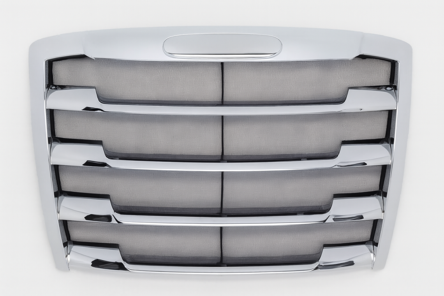 Freightliner Cascadia Grille, 2018-2024, Chrome ABS with Bug Screen,