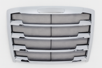 Freightliner Cascadia Grille, 2018-2024, Chrome ABS with Bug Screen,