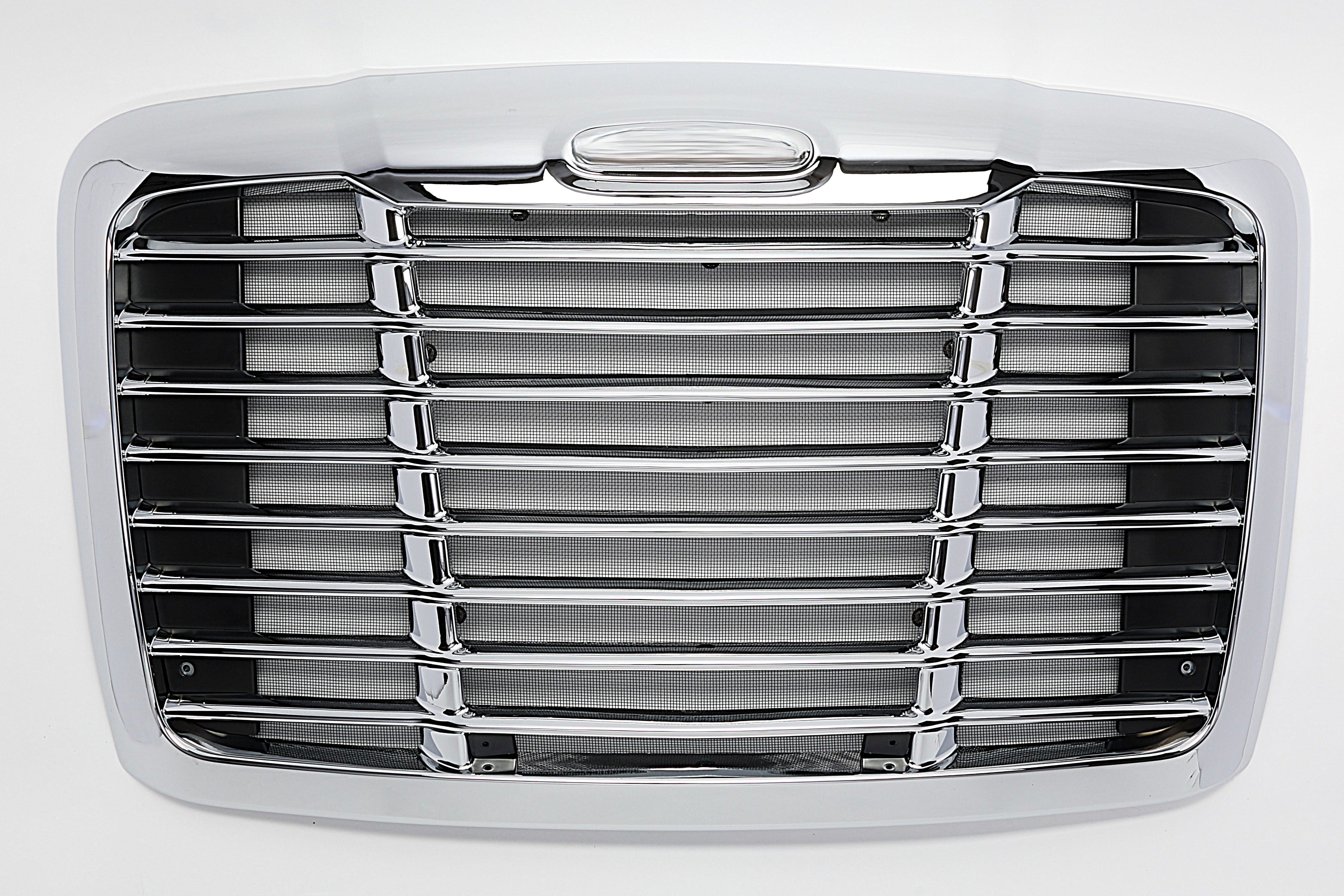 Freightliner Cascadia Grille, 2007-2017, Chrome ABS with Bug Screen ...