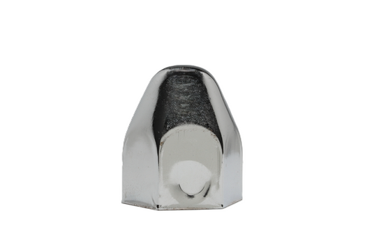 Nut Cover, 1.5'' Diameter, 2'' Height, Bullet-Style, Chrome