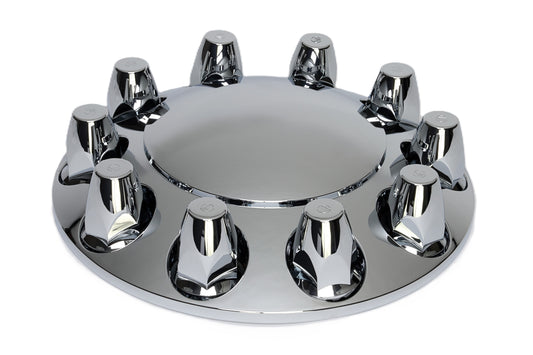 ABS Front Axle Cover Kit with Non-Removable Cap, 10 Lugs, 33mm, Threaded