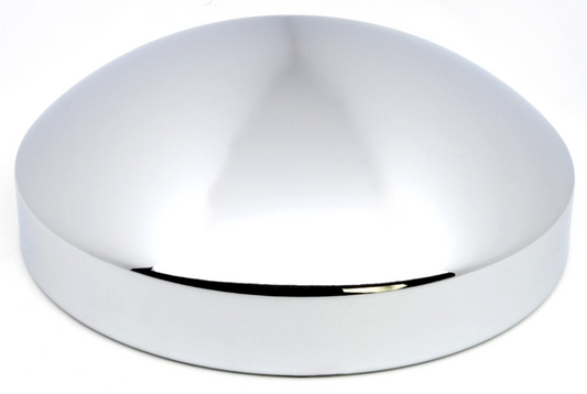 Rear Hub Cap, 8.19'' ID, 3.13'' Height, Chrome, Baby Moon