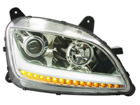 Passenger Side, Projection Low Beam, Halogen, LED Turn Signal, LED DRL