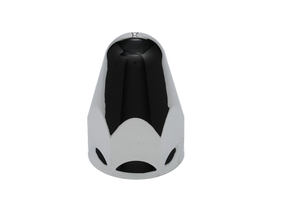 ABS Chrome Nut Cover, 1.5'' Diameter,2.75" Height, Push-on for Axle Cover Kit