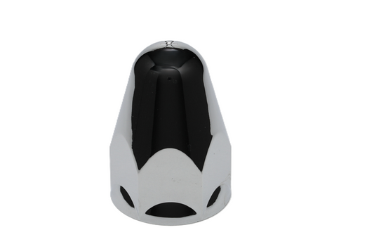 ABS Chrome Nut Cover, 1.5'' Diameter,2.75" Height, Push-on for Axle Cover Kit