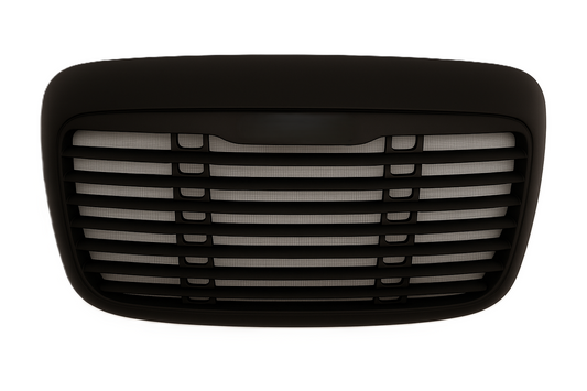 Freightliner Columbia Grille, 2000-2020, Black ABS with Bug Screen
