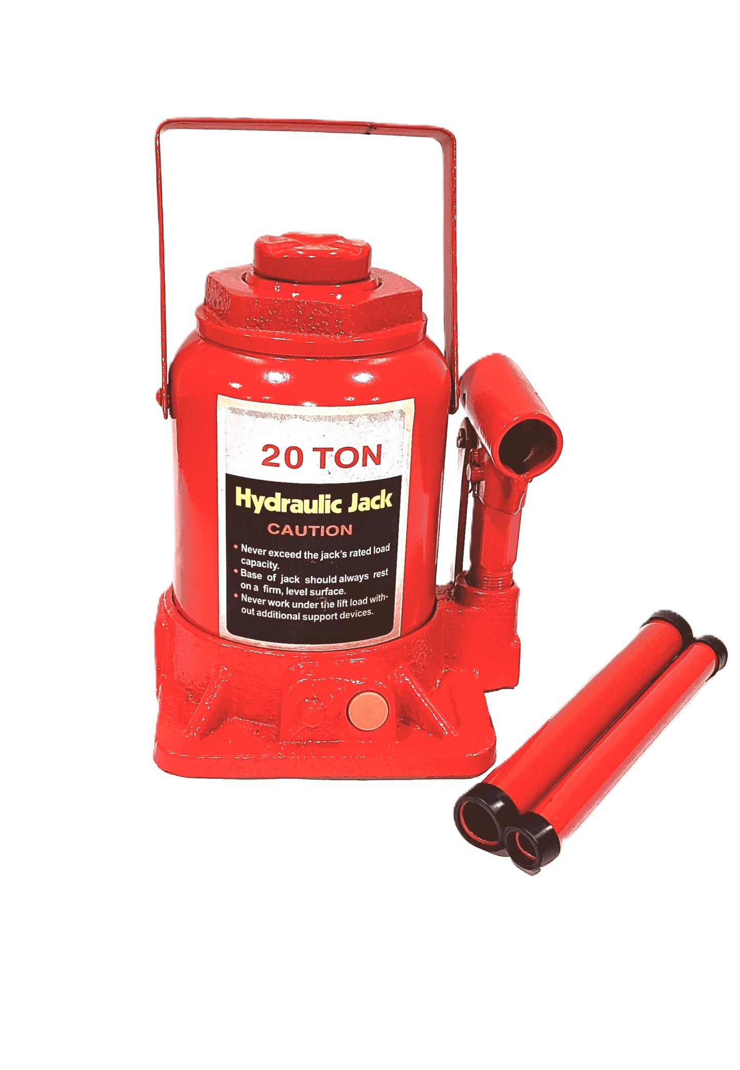 Hydraulic Bottle Jack- 32-ton, Low-Boy, w/2pc handle