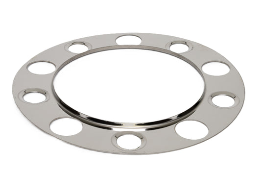 Beauty Ring-10 lug, (5) 1.25", (5) 1.75" Stud-Piloted, Stainless Steel