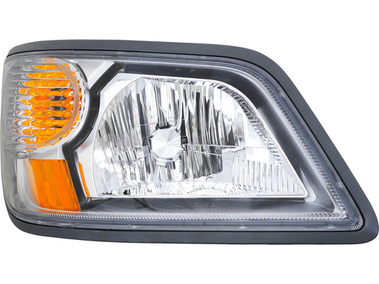 Passenger Side, Chrome Housing, Halogen